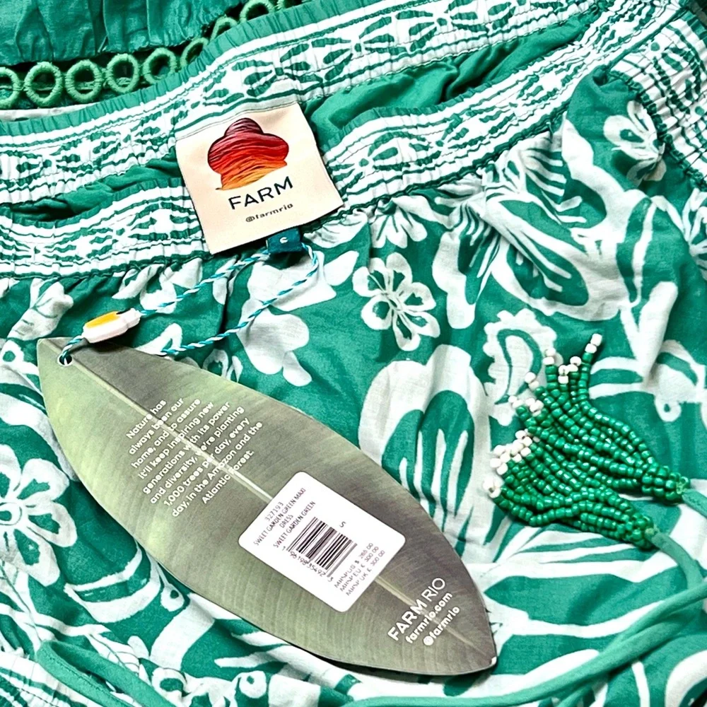 🌺🎉HP🎉🌺 NWT Farm Rio Sweet Garden Maxi Dress - Picture 15 of 16